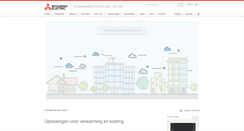 Desktop Screenshot of mitsubishi-electric.be